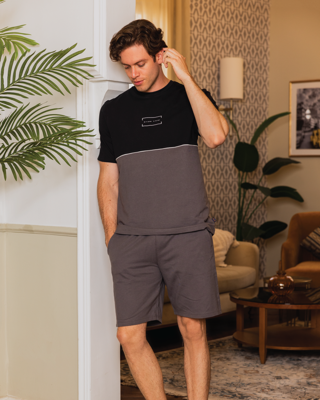 Do it better بيجاما رجالي نُص كُم