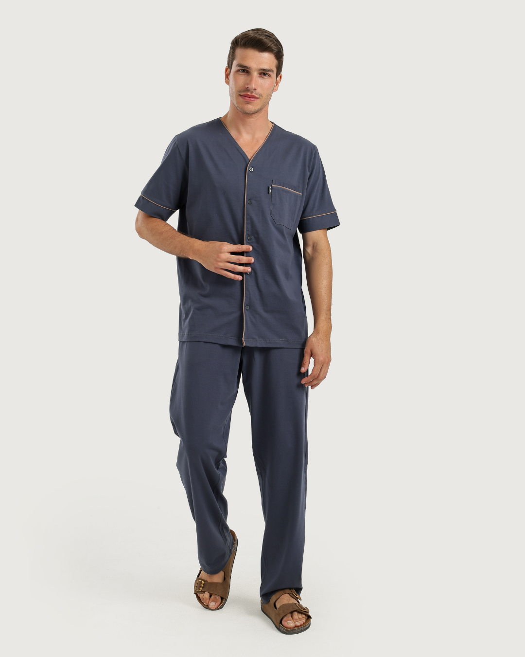 Men's Pajamas Half Sleeves with Pants