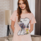 Snoopy Women's pajamas, half-sleeved T-shirt and Snoopy pants
