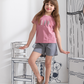 Happy Kiddo half sleeve pajamas for girls