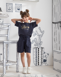 shine like the stars girls half sleeve pajamas