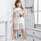 Minnie mouse with a hat بيجاما بناتي نُص كُم