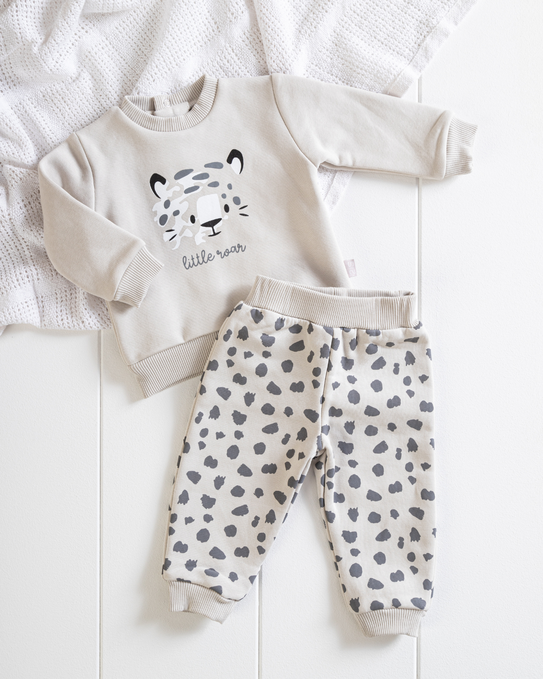 Boys newborn pajama little roar 