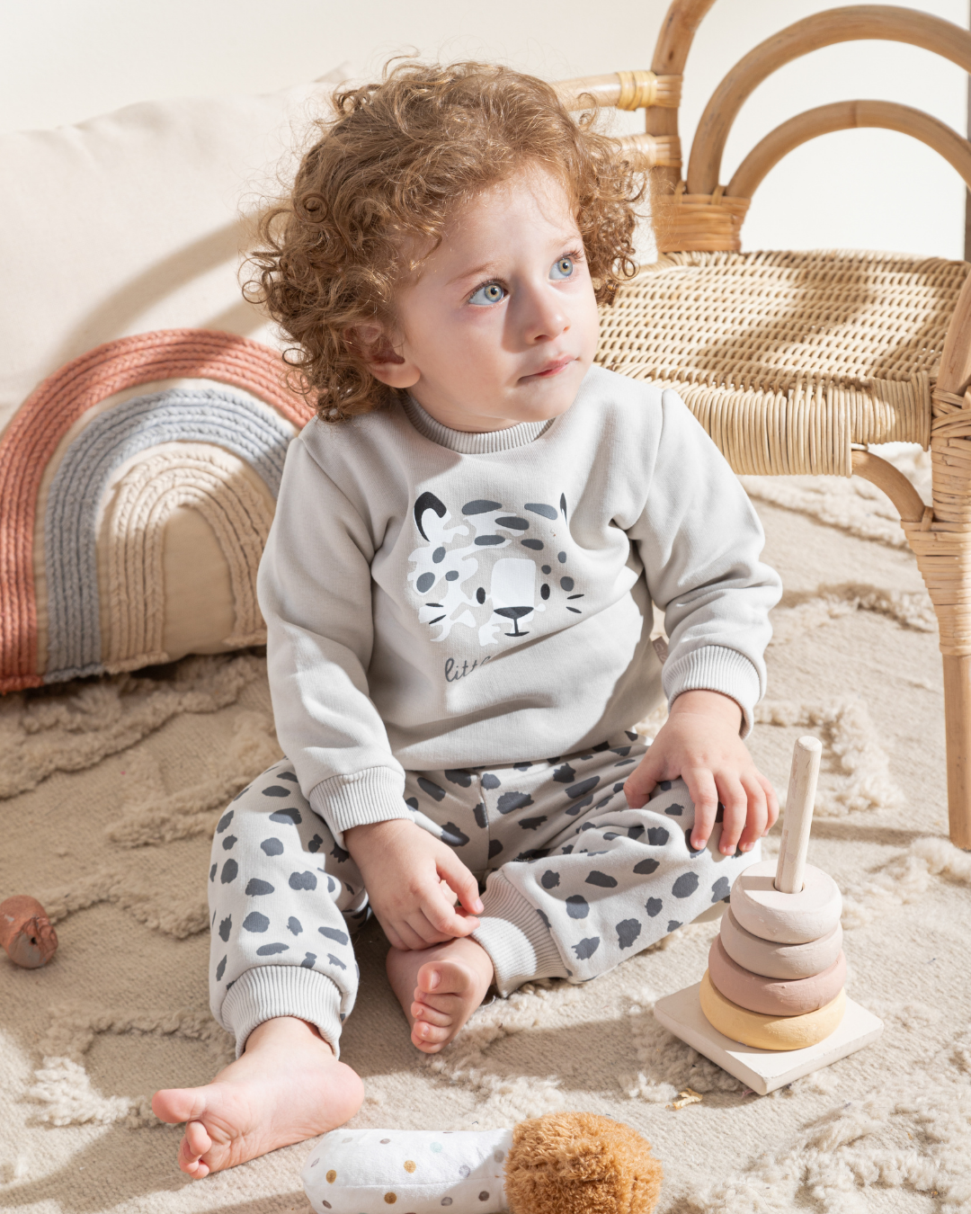 Boys newborn pajama little roar 