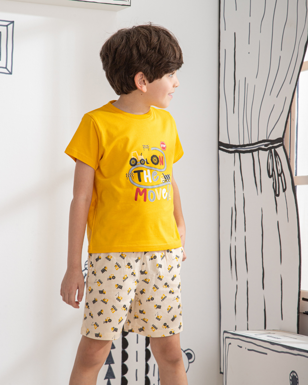 Trucks بيجاما اولادي نص كم