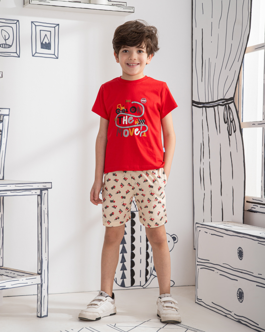 Trucks بيجاما اولادي نص كم