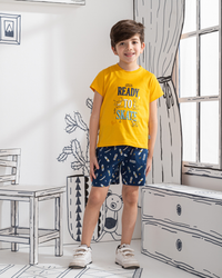 Skate board My children's pajamas, half sleeves