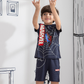 Spiderman and the web My children's pajamas, half a sleeve