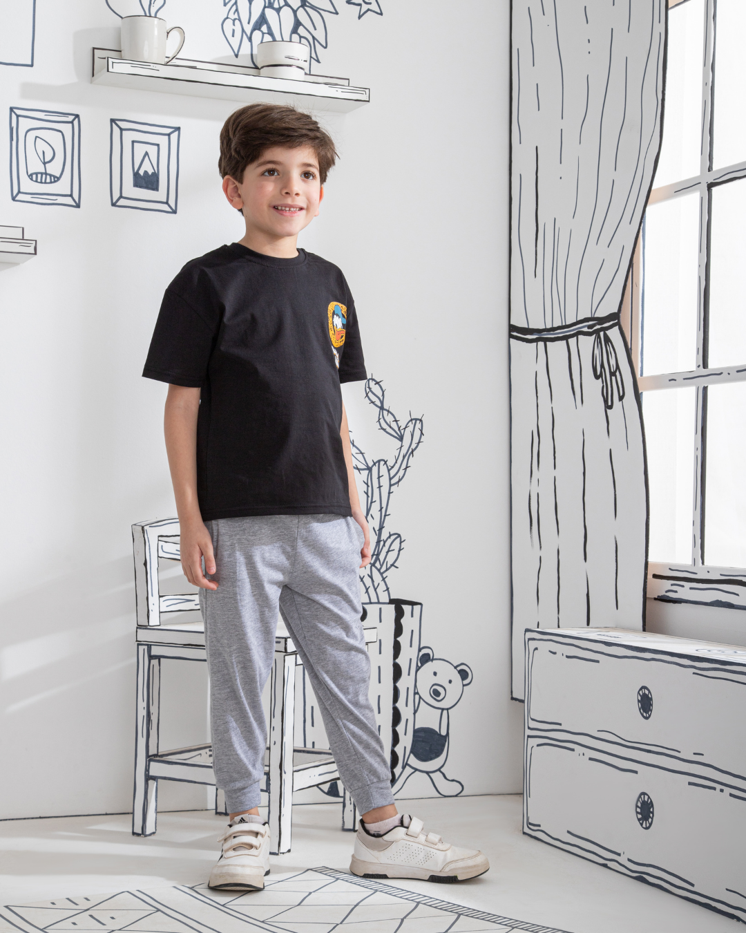 Donald Duck بيجاما أولادي نُص كُم