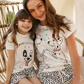 Mama's little Dalmatian بيجاما بناتي نُص كُم