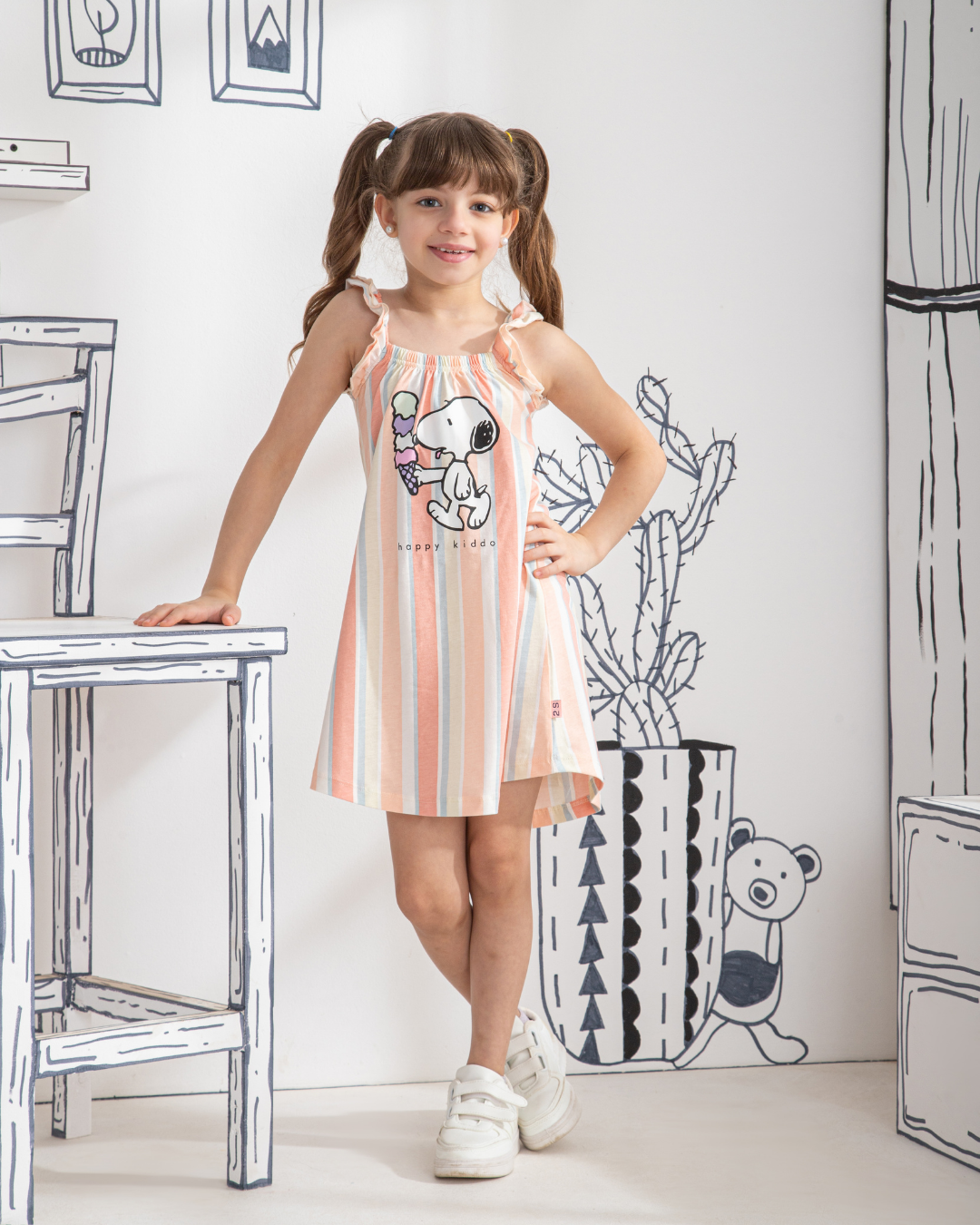 Snoopy فستان بناتي
