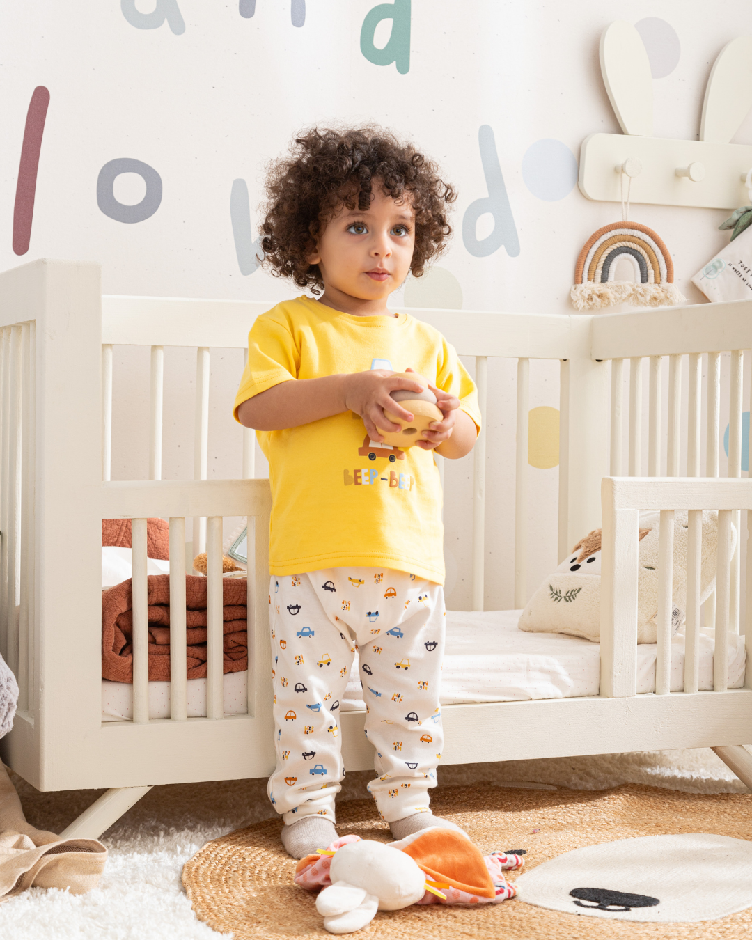 Beeb Beeb بيجاما بيبي اولادي نص كم قطن