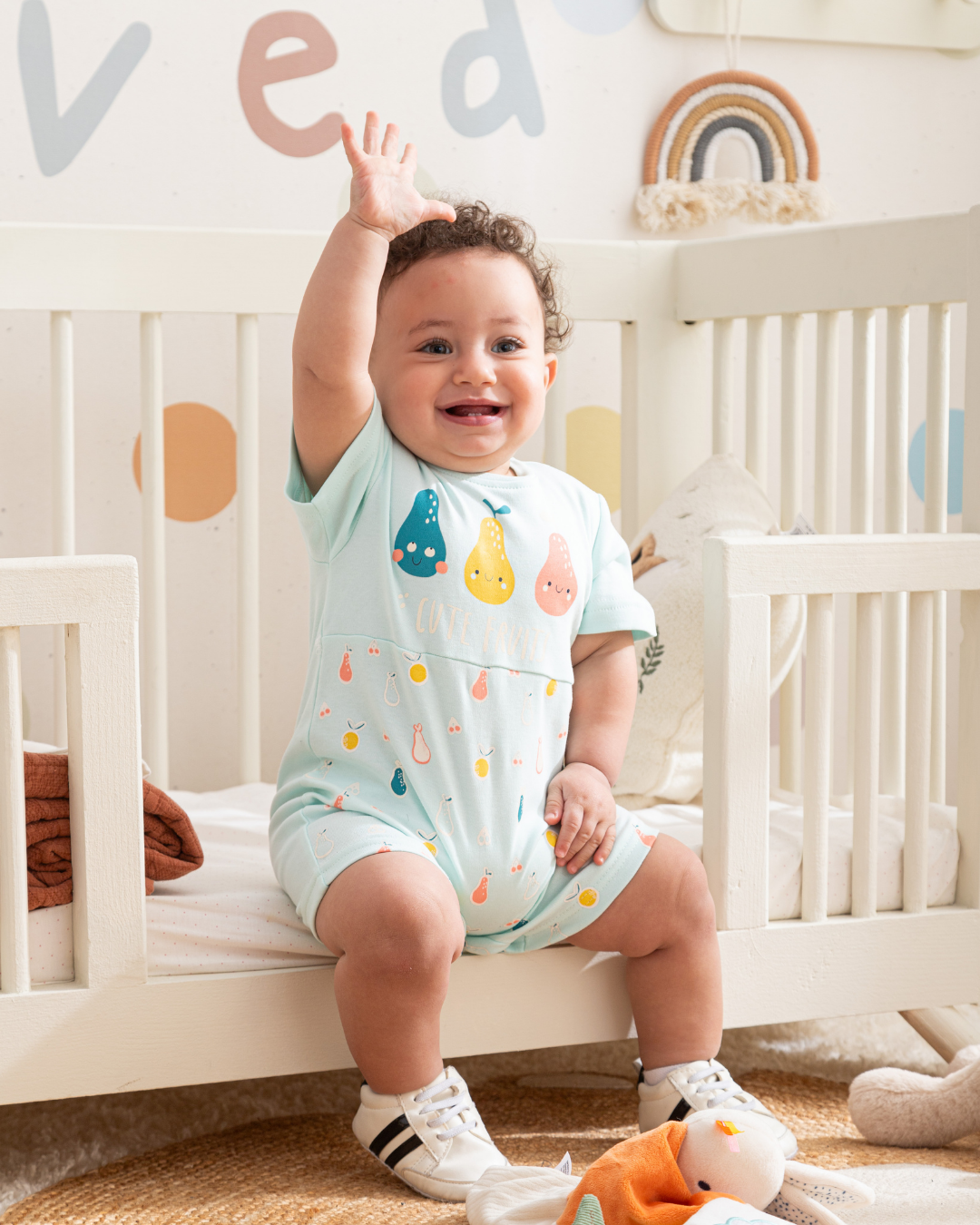 Cute Fruits سالوبيت بيبي اولادي نص كم قطن