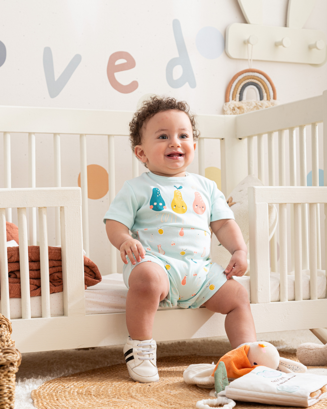 Cute Fruits سالوبيت بيبي اولادي نص كم قطن