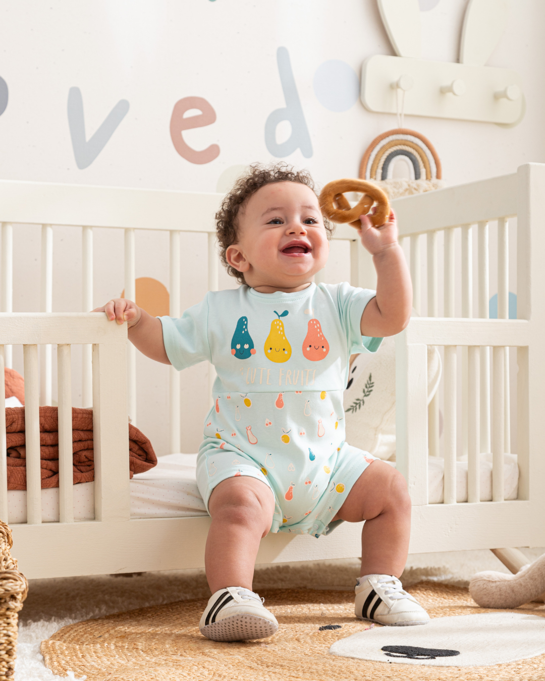 Cute Fruits سالوبيت بيبي اولادي نص كم قطن