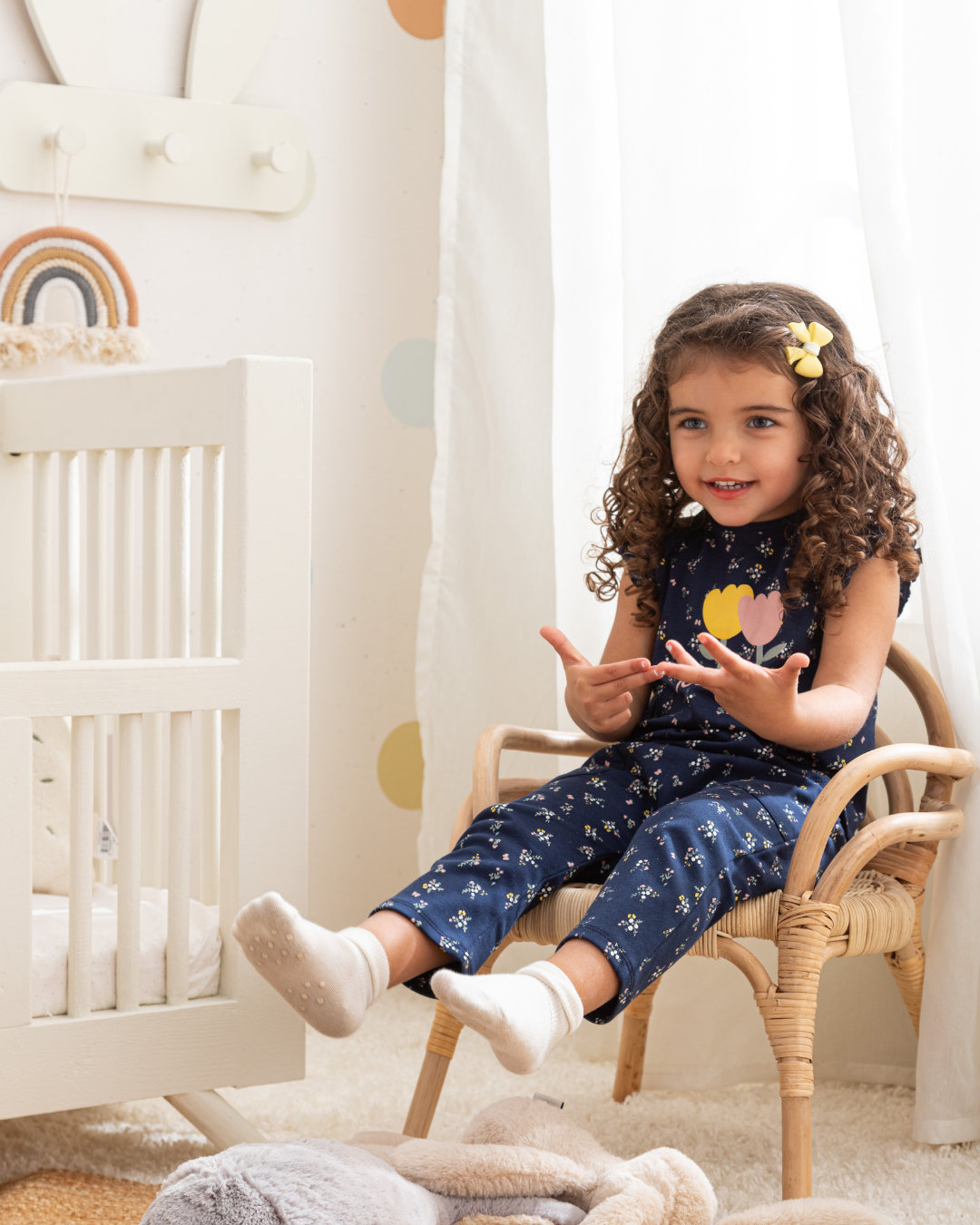 Jolie Fleur بيجاما بناتي بنطلون