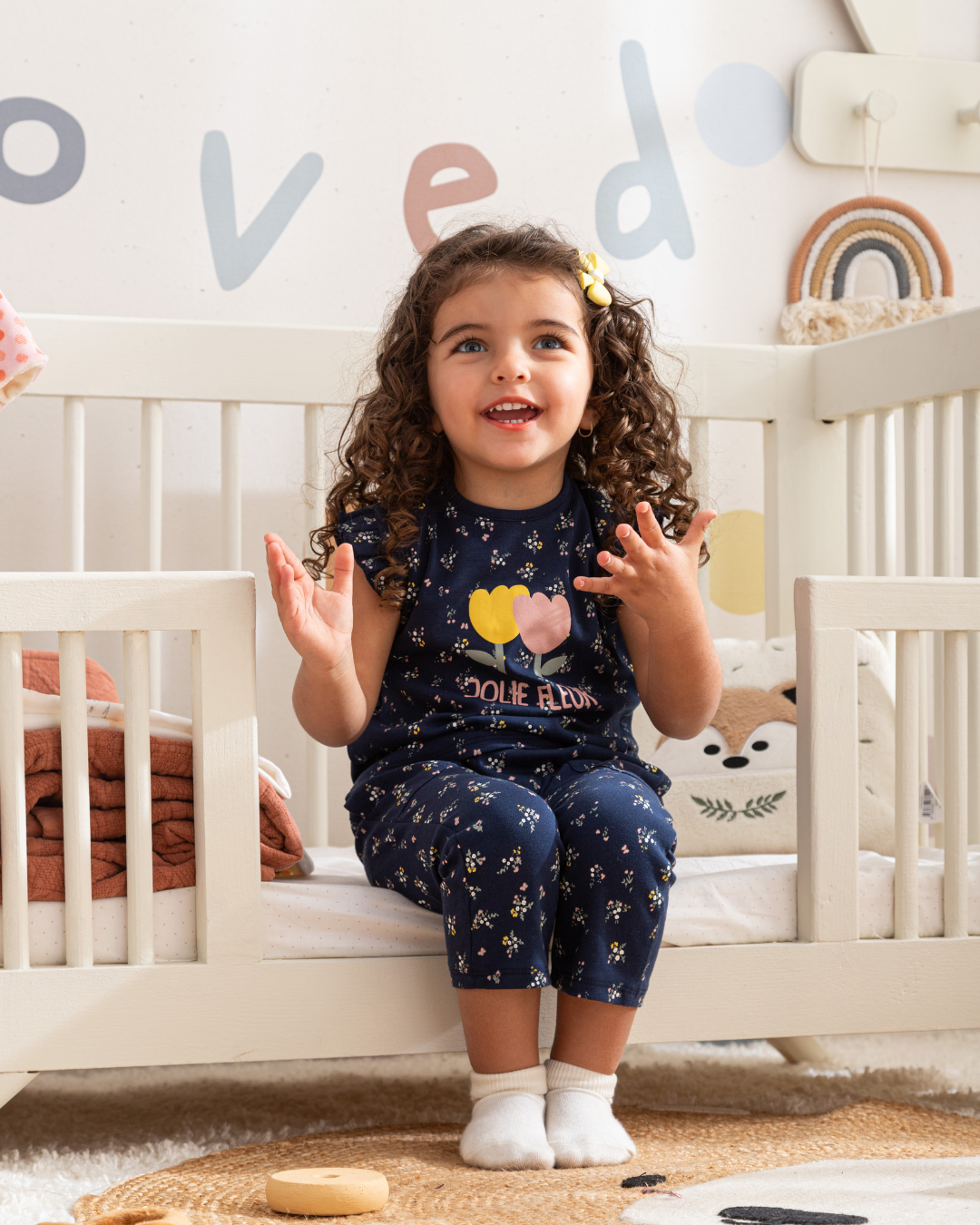 Jolie Fleur بيجاما بناتي بنطلون