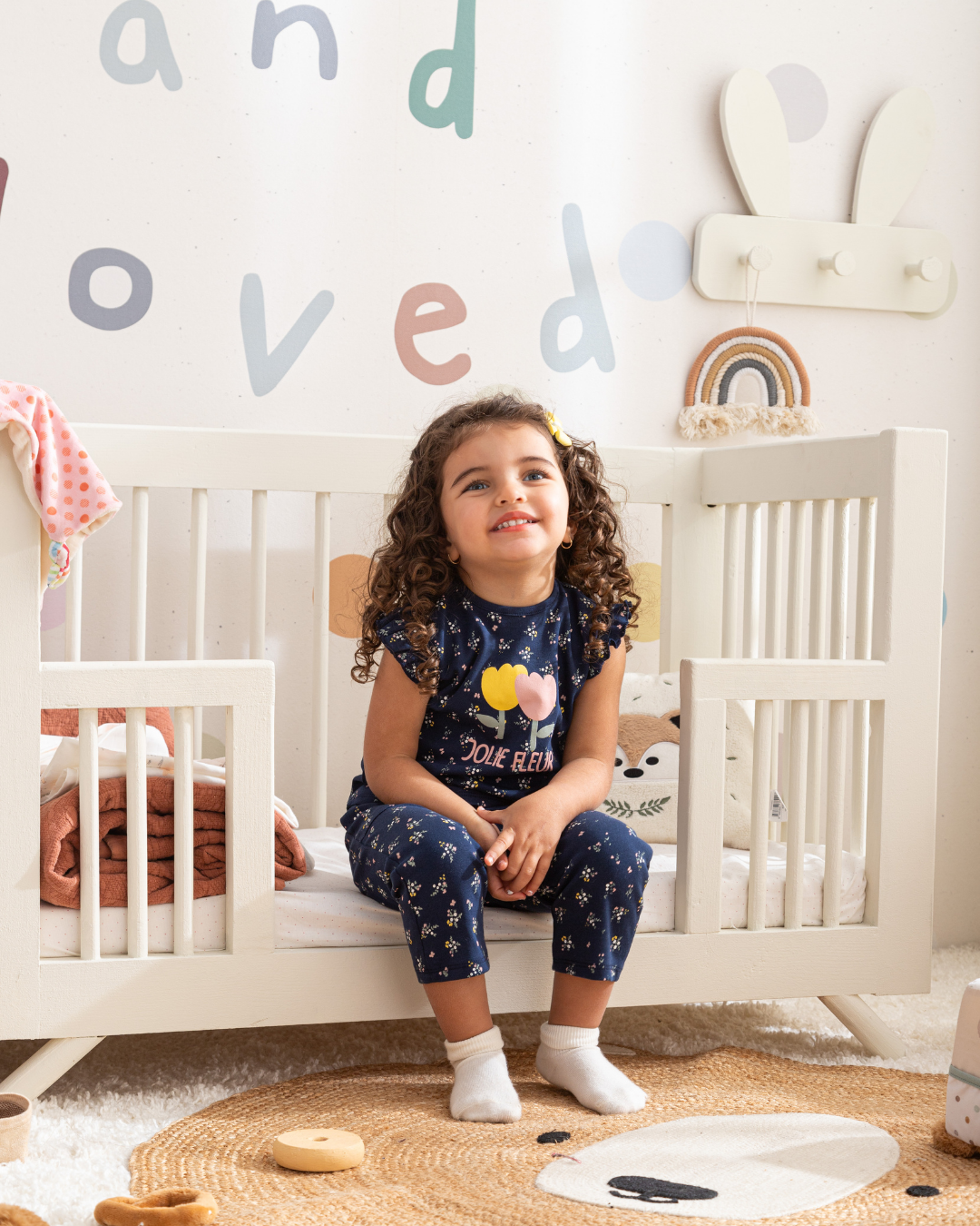 Jolie Fleur بيجاما بناتي بنطلون