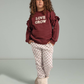 love grow girl's pajamas rose