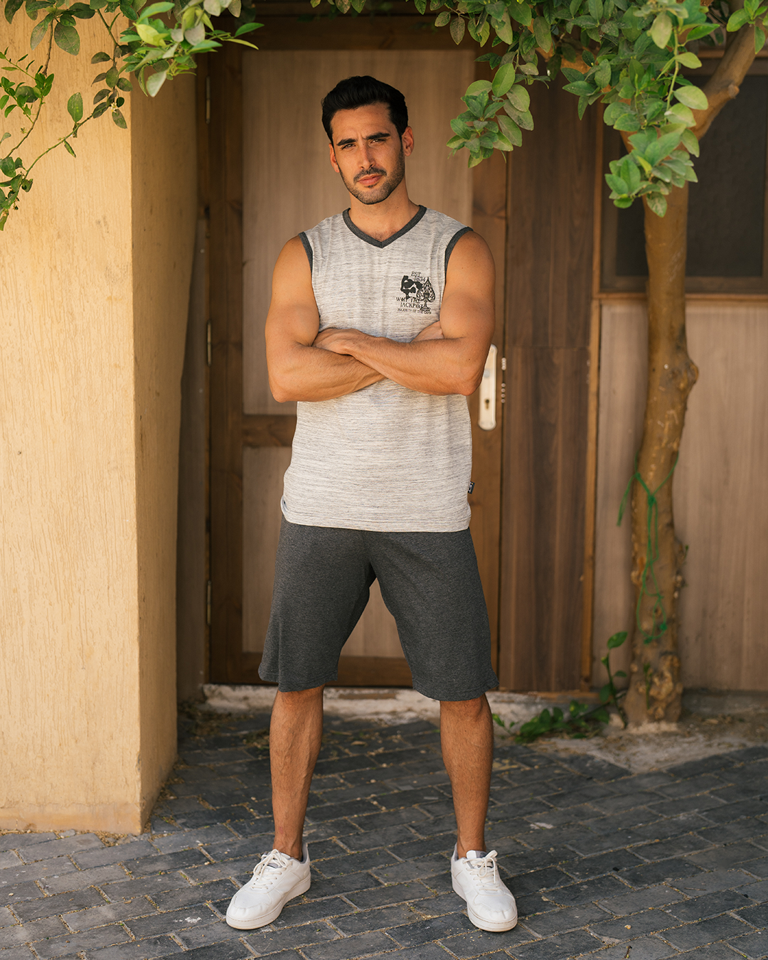 بيجامه رجالي سادة تيشرت كت وشورت