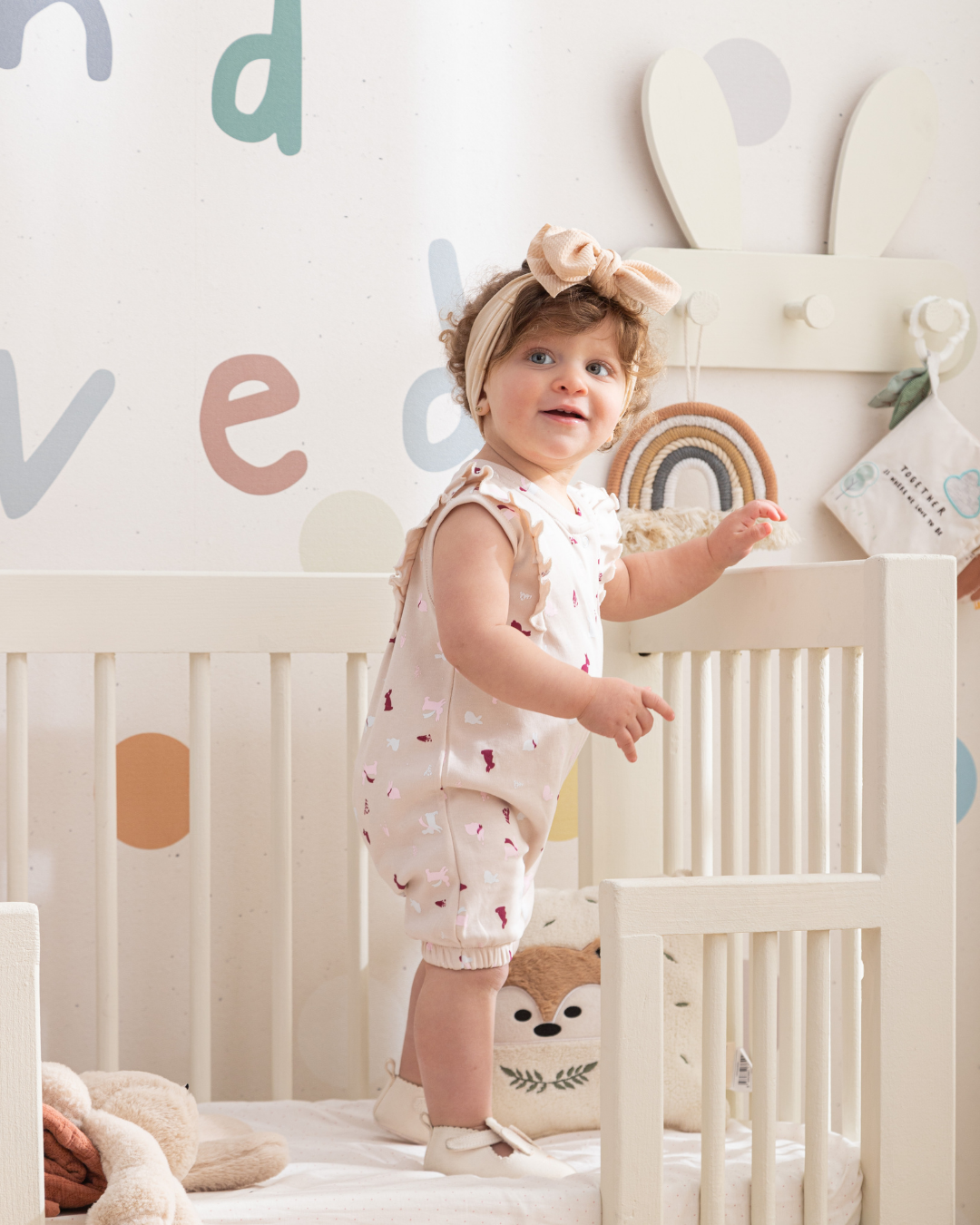 Bunnies New born girl sleepsuit