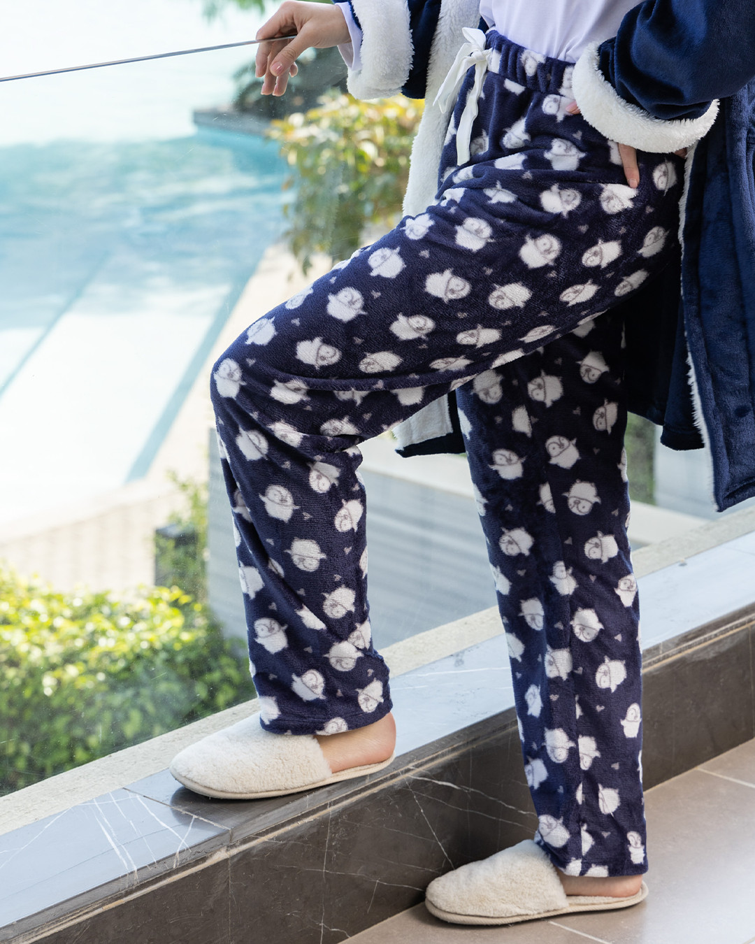 Women's winter trousers penguin