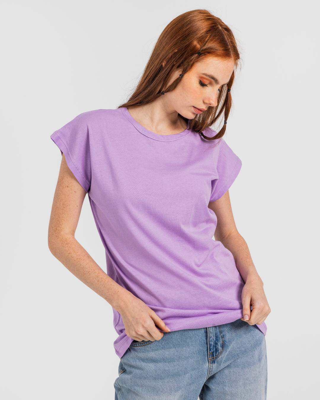 تيشرت حريمي سادة جابونيز