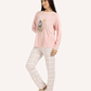 happy winter women's snowman pajamas