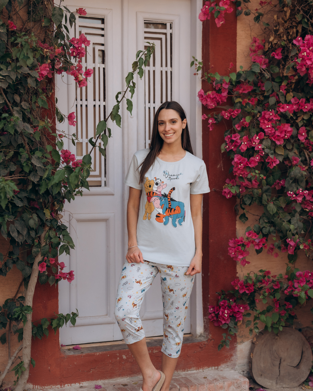 Booh بيجامه حريمي تيشرت نص كم وبنتاكور بووه