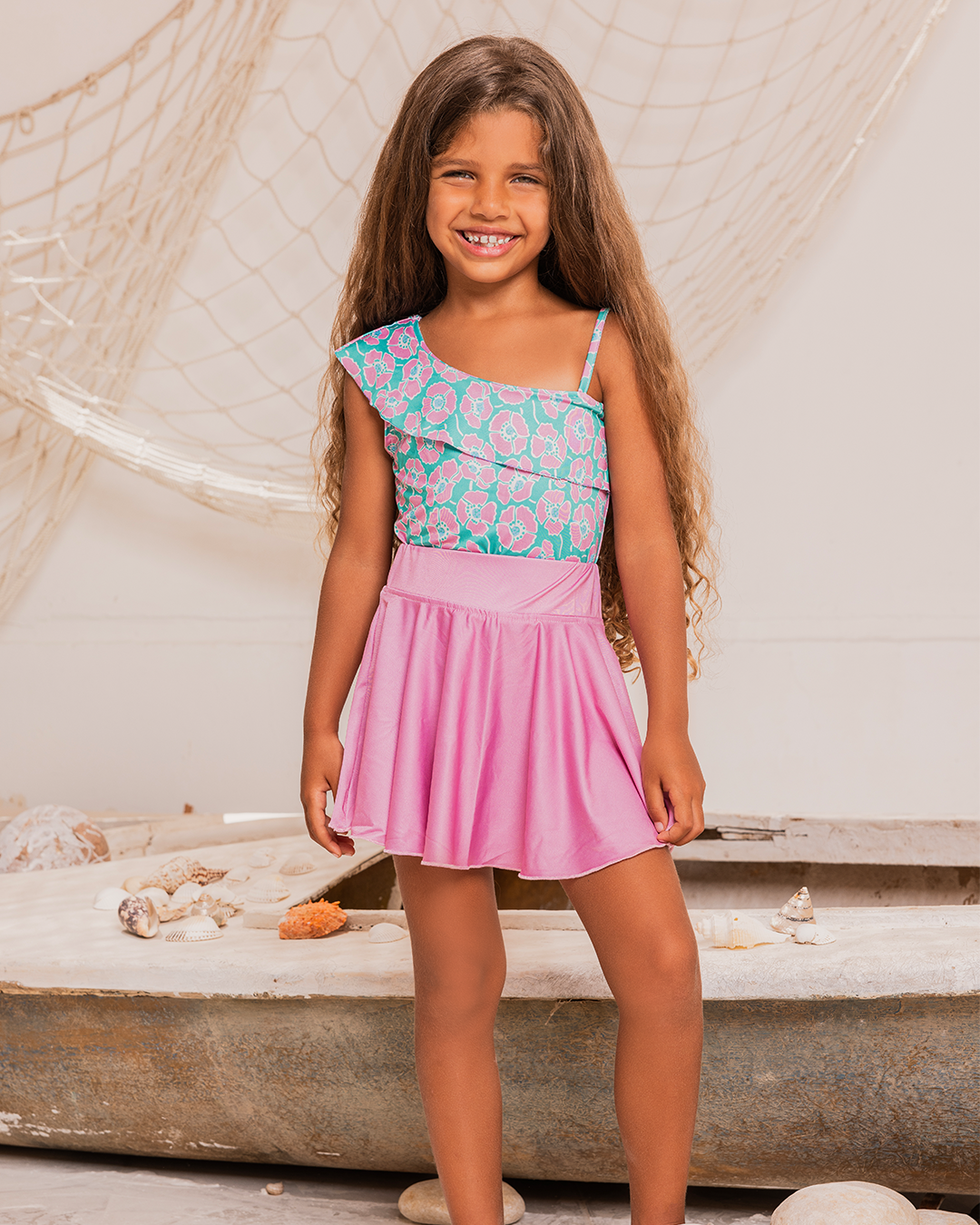 Summer Flowers مايوه بناتي