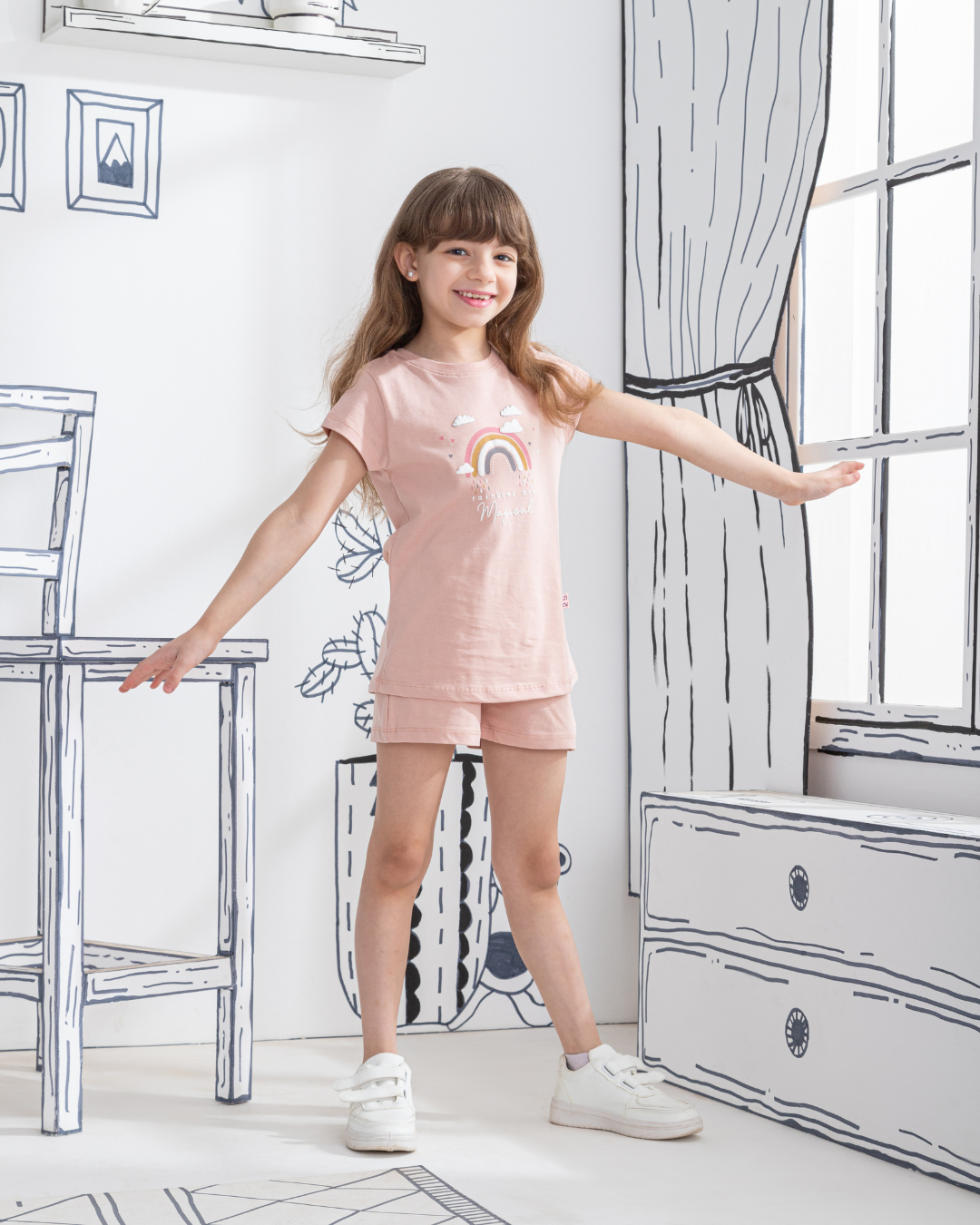 magical بيجاما بناتي شورت