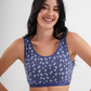 2S soft bra, wide strap, printed