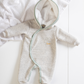 Parrot Love Baby boy Jaquard Hoodie jumpsuit