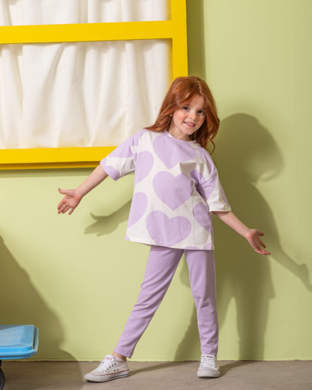 Love Heart بيجامه بناتي