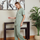Women's classic plain half-sleeve pajamas