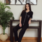 Women's classic plain half-sleeve pajamas