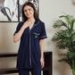 Women's classic plain half-sleeve pajamas