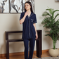Women's classic plain half-sleeve pajamas