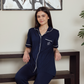 Women's classic plain half-sleeve pajamas