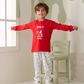 Snoopy friends بيجاما أولادي كُم طويل