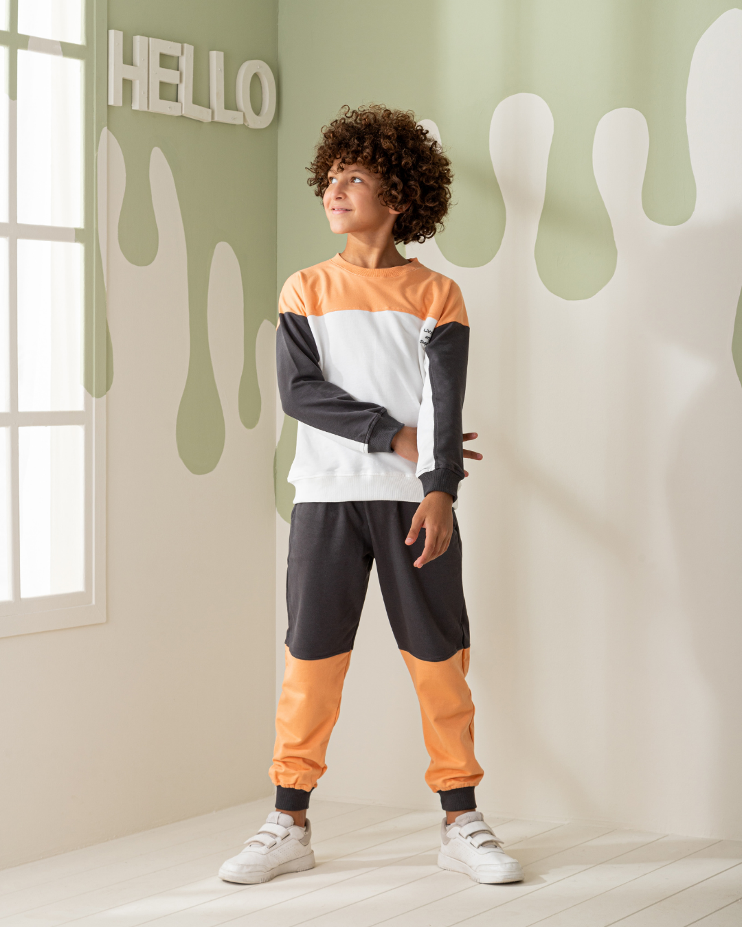 Super Heros بيجاما اولادي  سويتشرت وبنطلون قطن