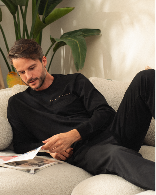 Perfect Chaos بيجاما رجالي كُم طويل