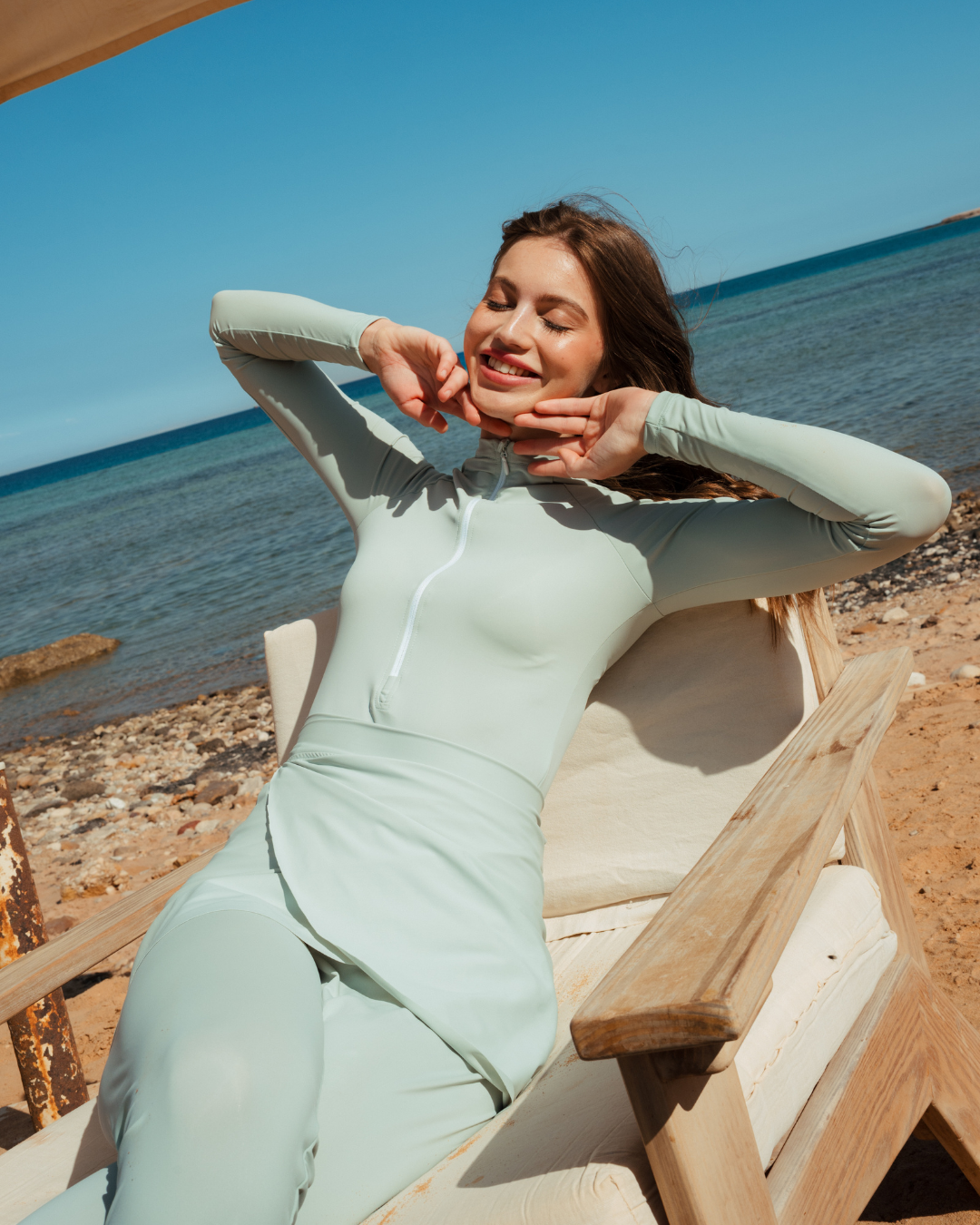 مايوه بركينى 3 قطع بجيبه