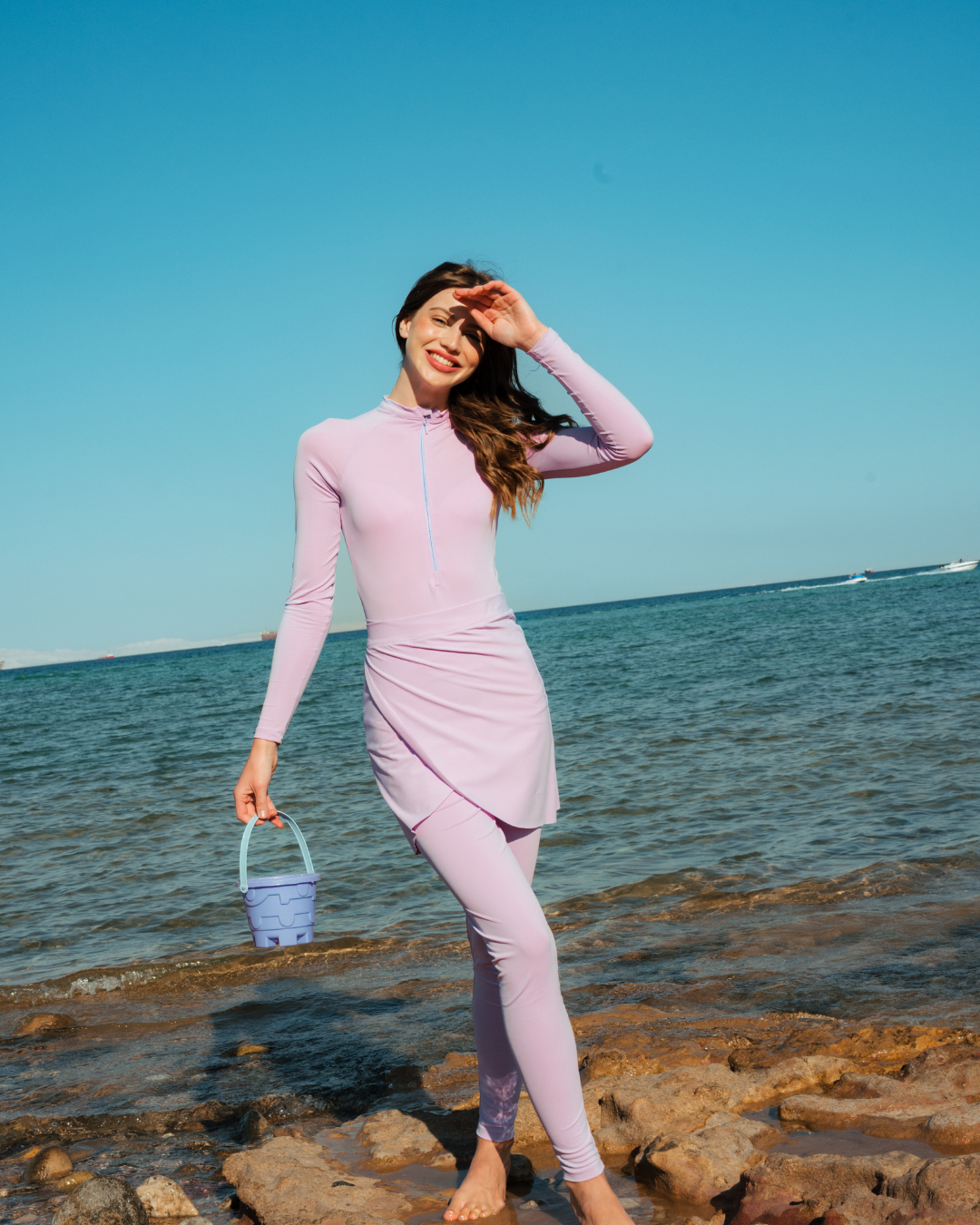 مايوه بركينى 3 قطع بجيبه