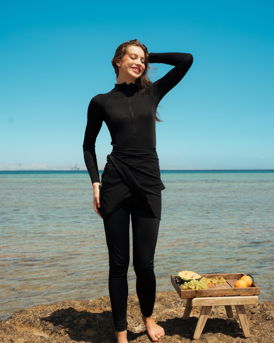 مايوه بركينى 3 قطع بجيبه