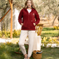 Wild Life Women's Pajamas Zippered Jacket