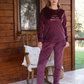 You are Beatiful Women's Cotton Velvet Printed Hearts Pajamas