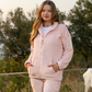 Pink Heart بيجاما حريمي جاكت بسوستة