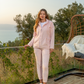 Pink Heart بيجاما حريمي جاكت بسوستة