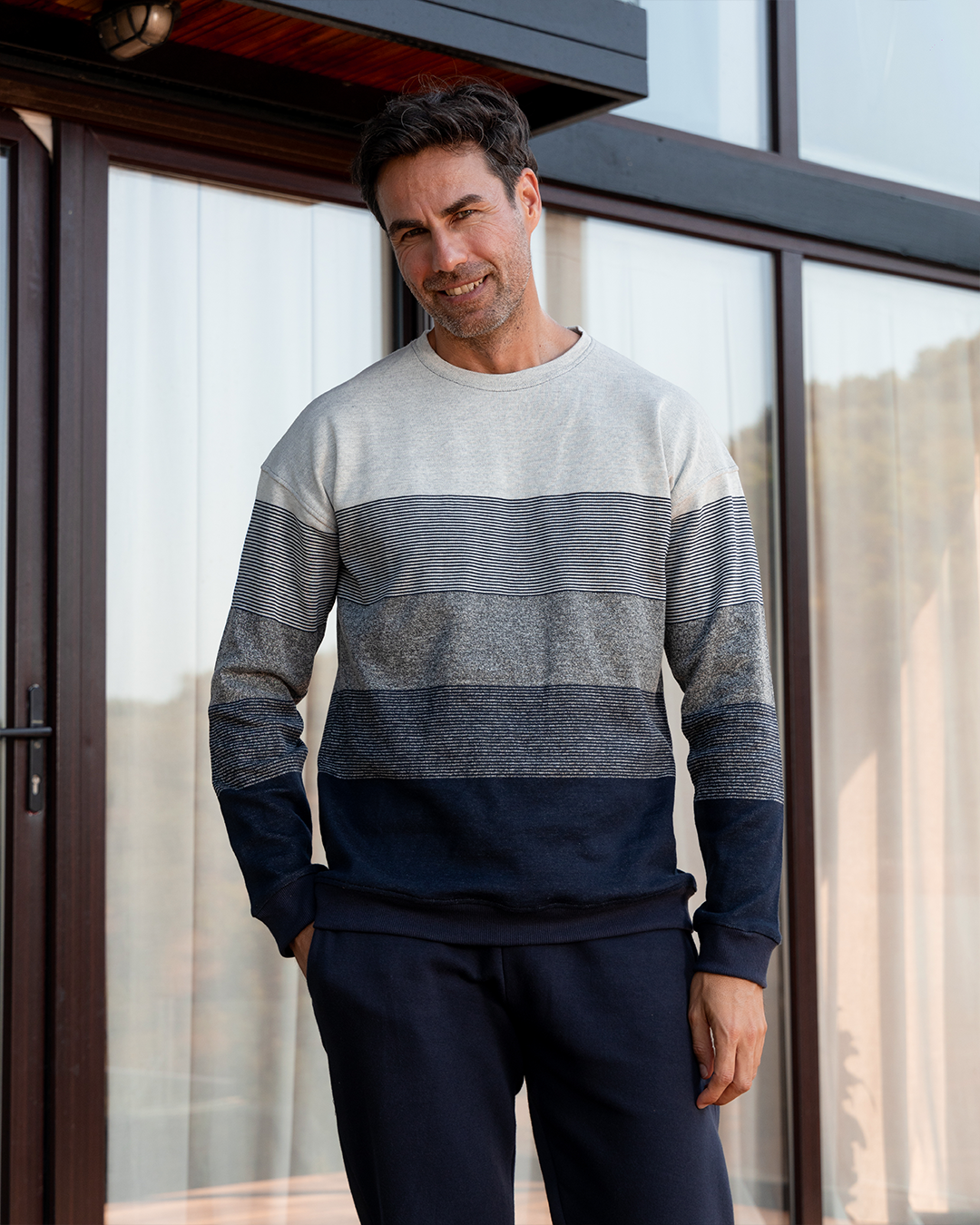 بيجاما جاكارد مخطط